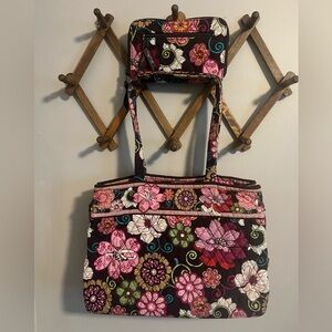 Vera Bradley Mod Floral retired pattern tote and wallet